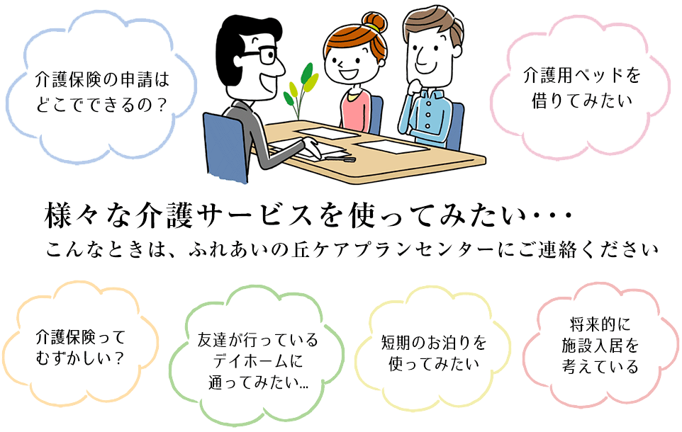 福祉・保健、介護などでお困りの際・・・