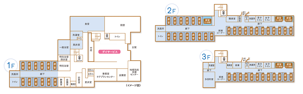 養護老人ホーム図面