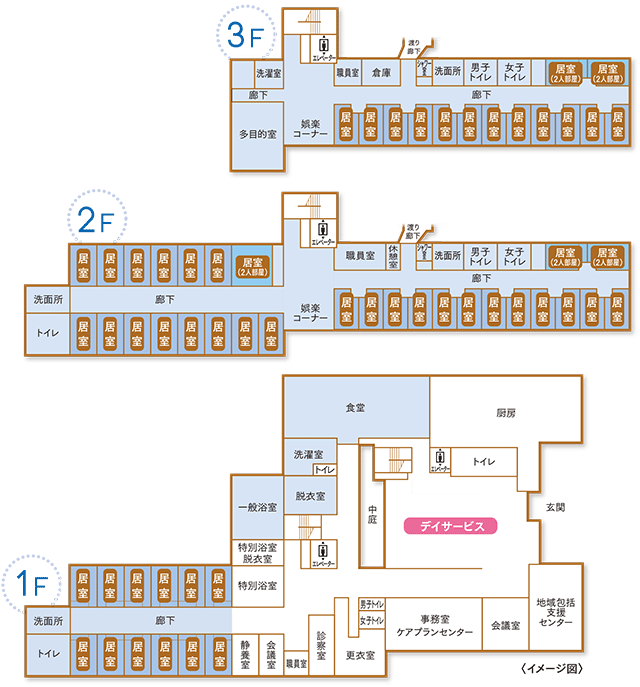 養護老人ホーム図面